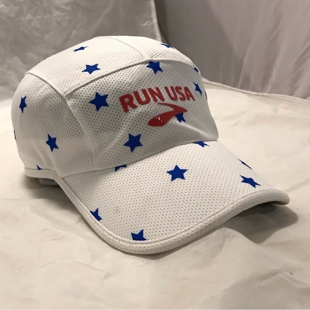 Run USA Adjustable Polyesther Runners Cap - Picture 9 of 13